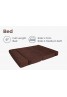 Nudge Sofa Cum Bed Jute King Size Fabric Washable Cover- Coffee | 5ft X 6 Ft